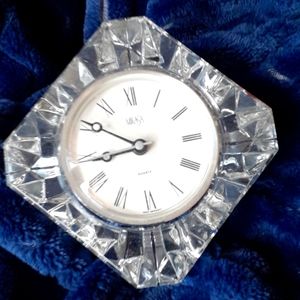 Mikasa, small, crystal  clock